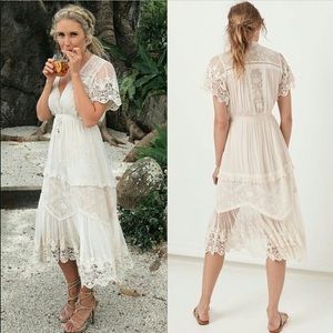 RESERVED - Spell Maggie Midi Gown